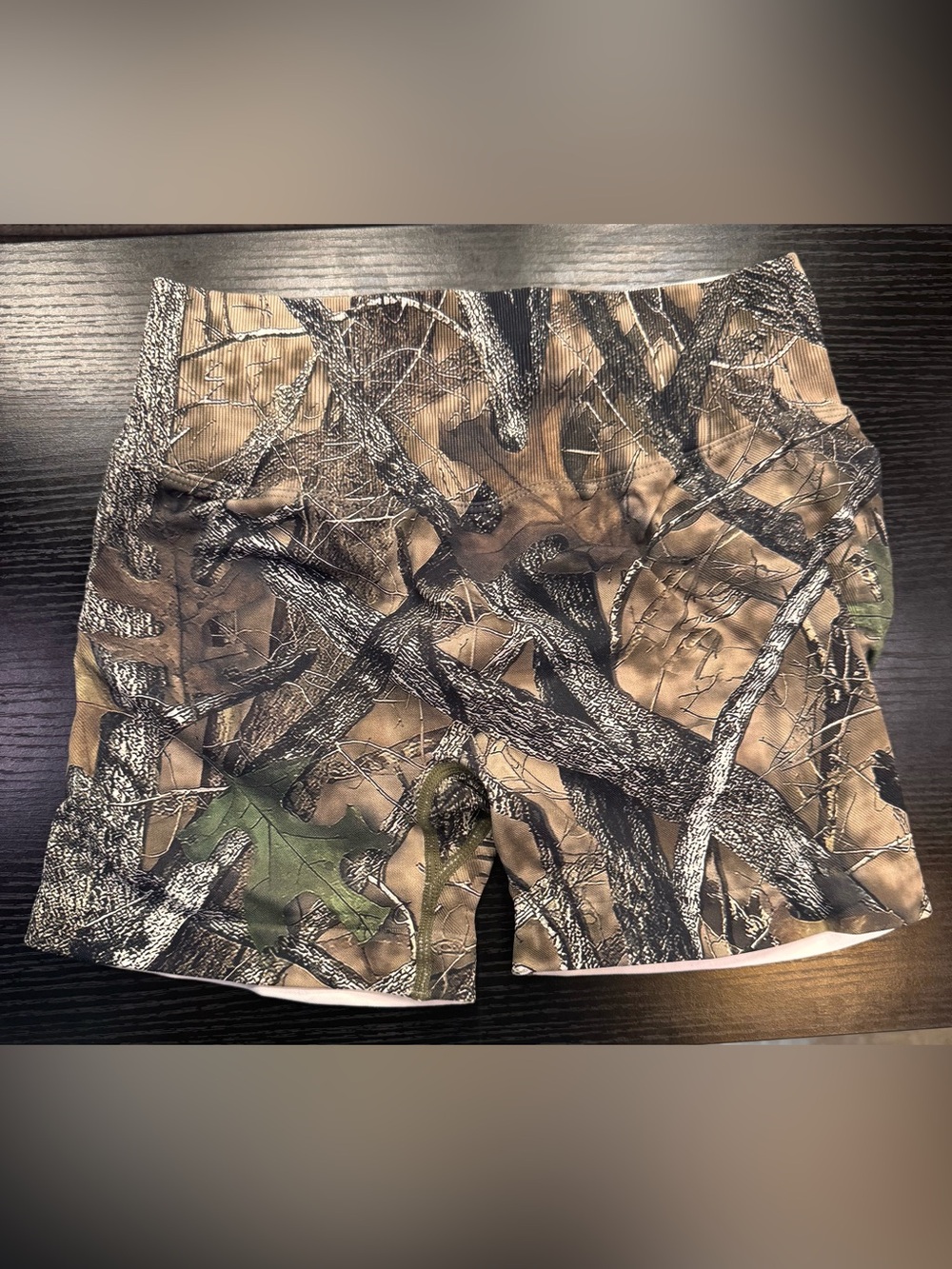 NWOT Vital Apparel Pinnacle Seamless Scrunch Butt 4” Forest Camo — Small - Picture 7 of 9